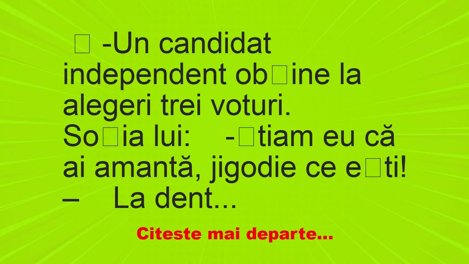 Banc: Un candidat independent obține la alegeri trei voturi – …