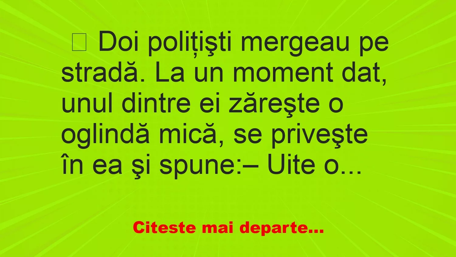 Banc: Doi poliţişti mergeau pe stradă – …