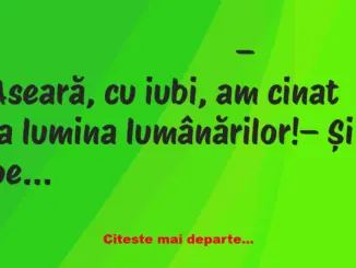 Banc: Un tip se duce într-o seară la amantă şi adoarme. Când se trezeşte,…