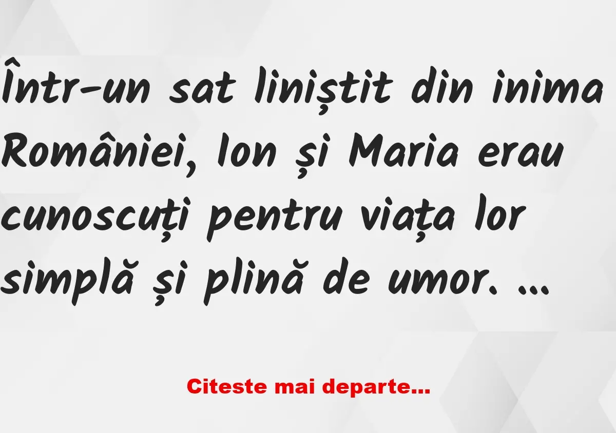 Banc: Surpriza Șocantă a Mariei –