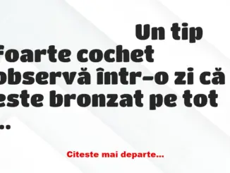 Banc: Un tip merge la nudiști să se bronzeze uniform