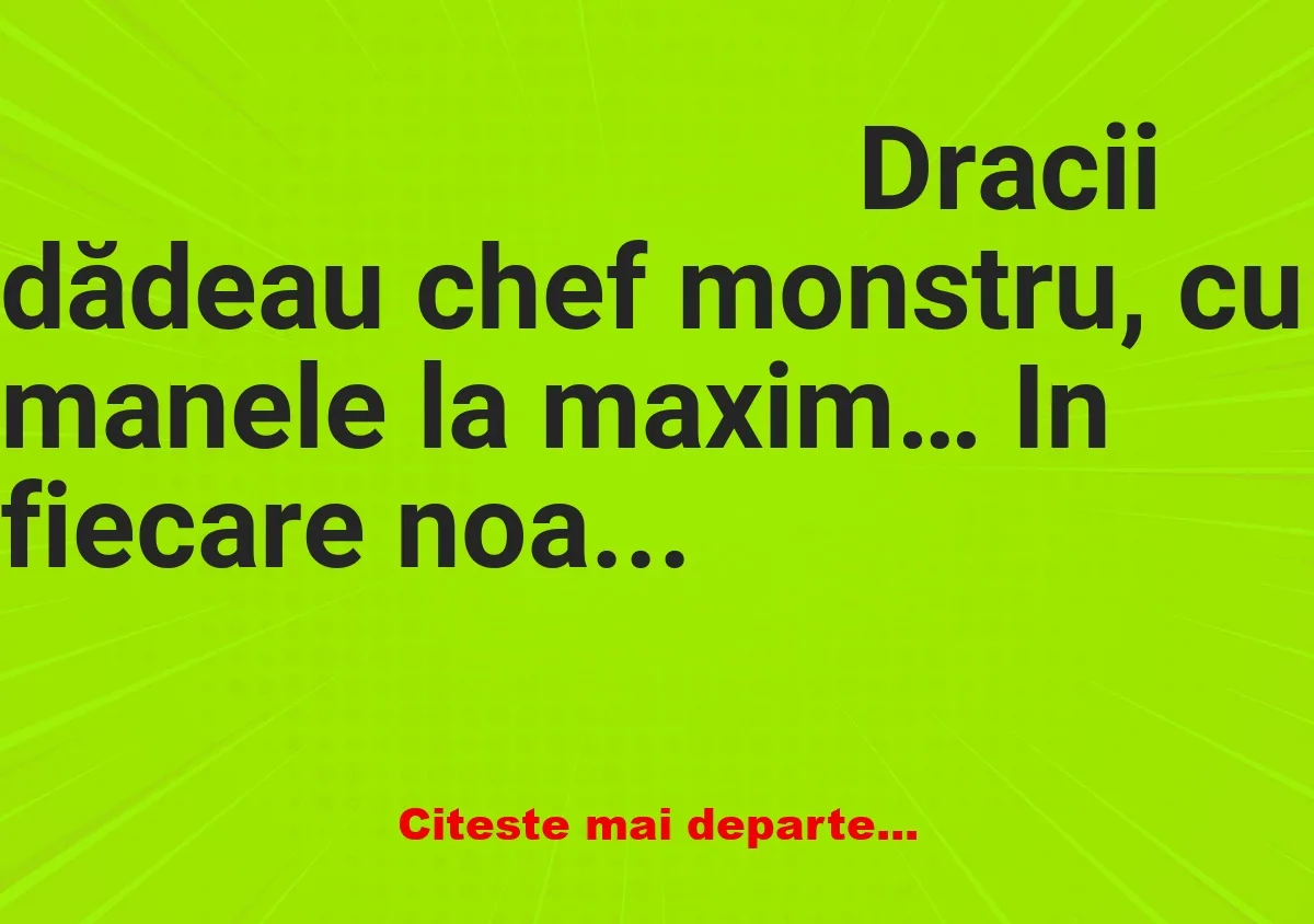 Banc: Dracii dădeau chef monstru, cu manele la maxim…