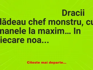 Banc: Dracii dădeau chef monstru, cu manele la maxim…