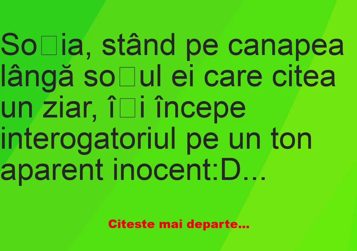 Banc: Interogatoriul Soției și Capcana Neașteptată –