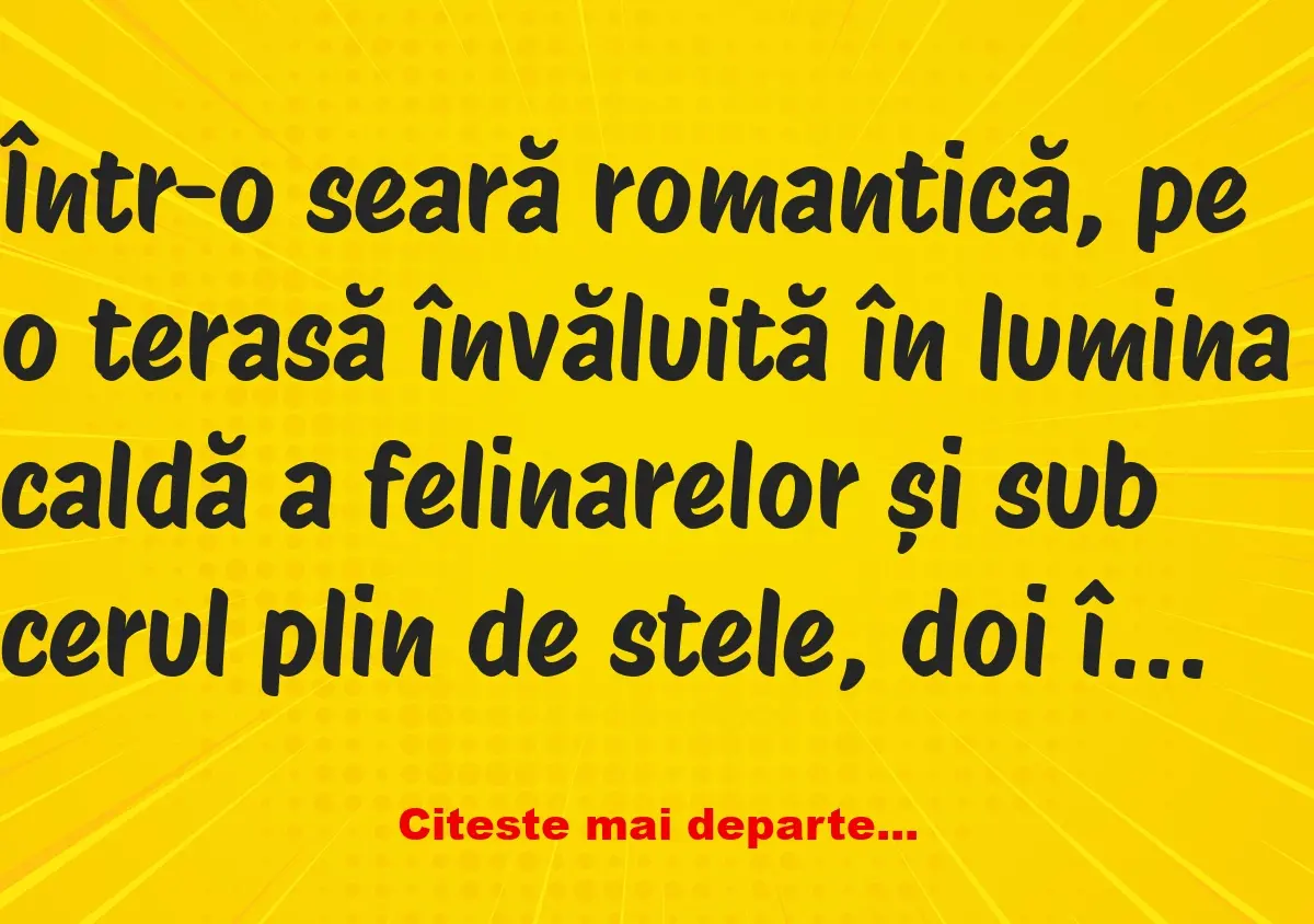 Banc: Într-o seară romantică –