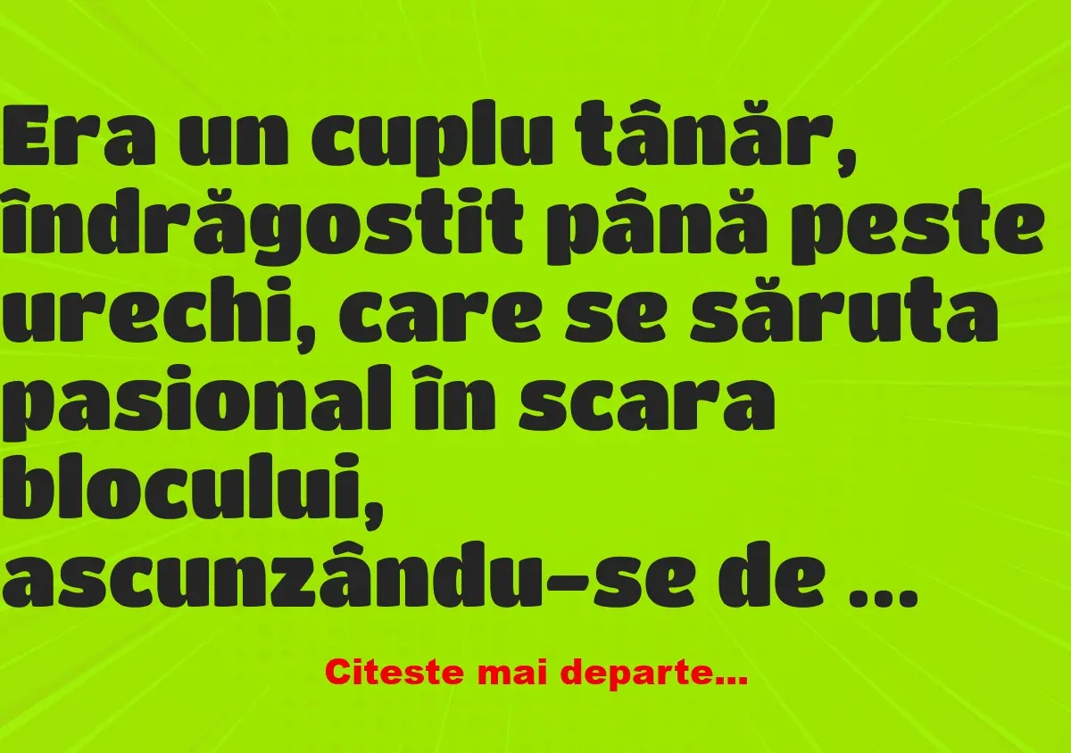 Banc: “O cină memorabilă în scara blocului” –