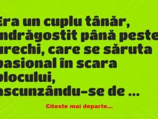 Banc: “O cină memorabilă în scara blocului” –