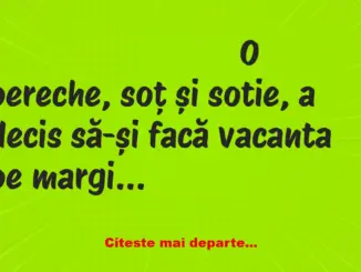 Banc: Soția pleacă pe lac într-o barcă, cu toate ustensilele de pescuit ale…