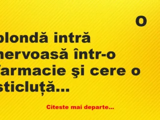 Banc: – Vreau să îmi otrăvesc soţul!