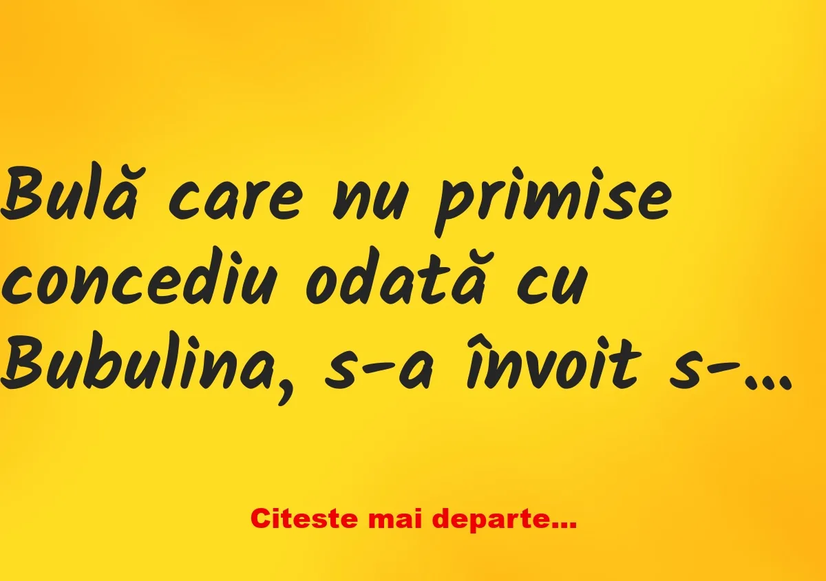 Banc: Bulă: Îţi dau voie să calci pe bec de maximum două ori…