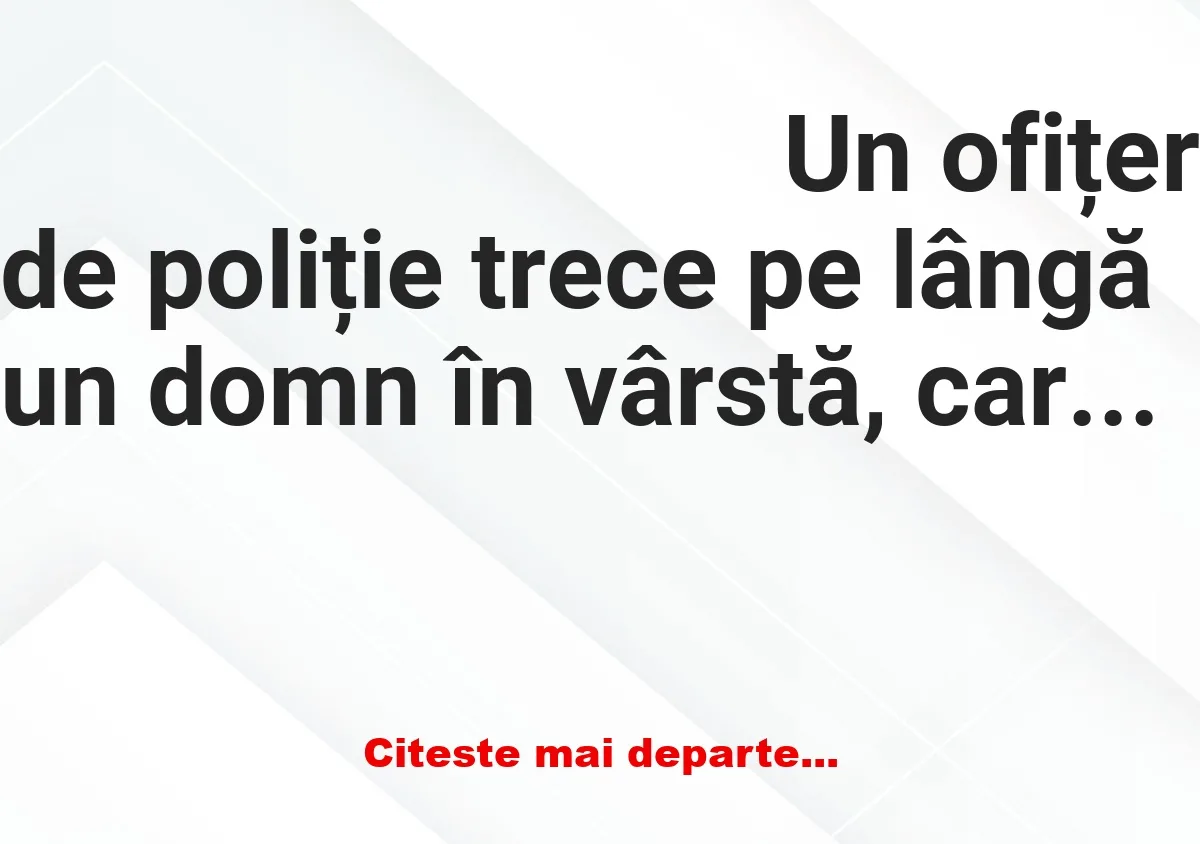 Banc: – Am 71 de ani și sunt căsătorit cu o femeie de 30 de ani.