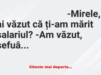 Banc: Bulișor: – Mami, ce este libertatea cuvântului?