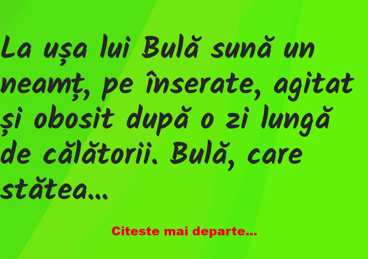 Banc: Neamțul s-a dat la tine azi-noapte? –