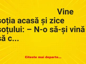 Banc: – Treceam ieri dimineață pe lângă coșurile de gunoi și când văd…