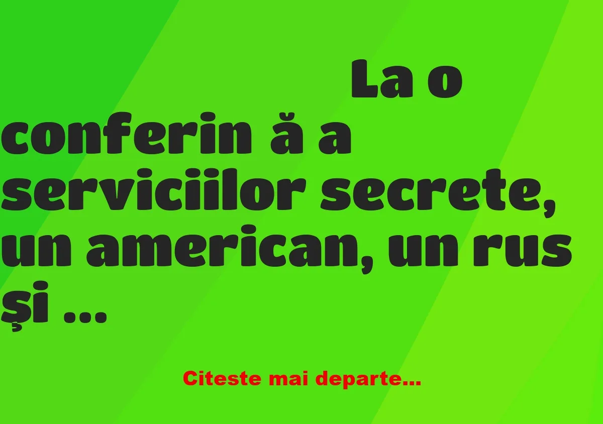 Banc: Un american, un rus şi un român discută problema secretului de…