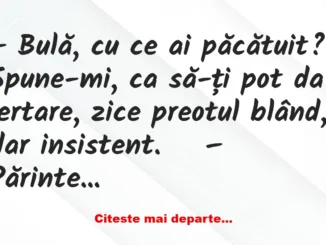 Banc: Bulă, cu ce ai păcătuit? –