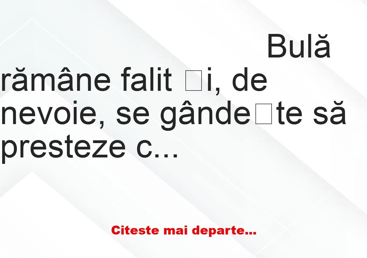 Banc: Bulă începe să presteze ca gigolo. Pune preţurile pe uşa locuinţei: Pe…