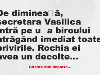 Banc: Ce-i cu decolteul ăsta? –