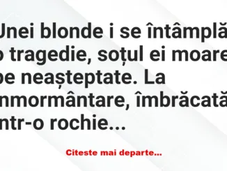 Banc: Cine o să mă mai ia în brațe? –