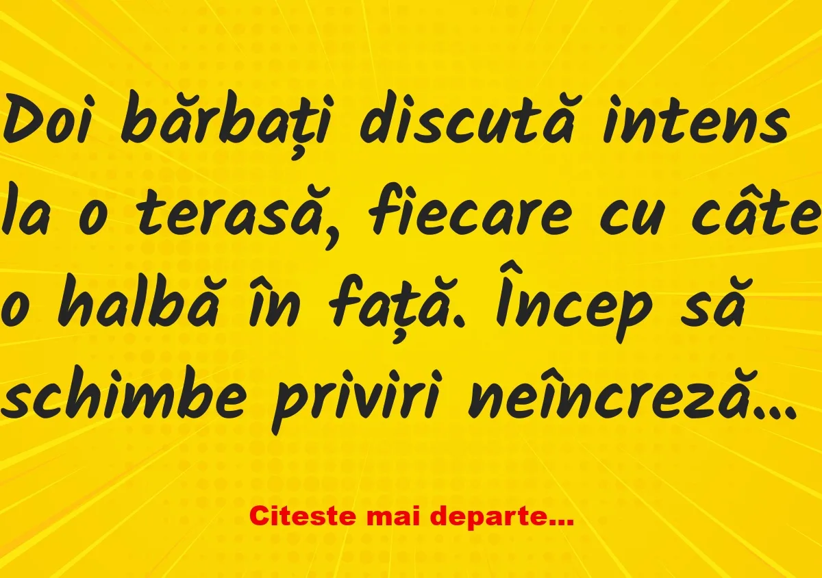 Banc: Nu îmi place că te culci cu soția mea! –