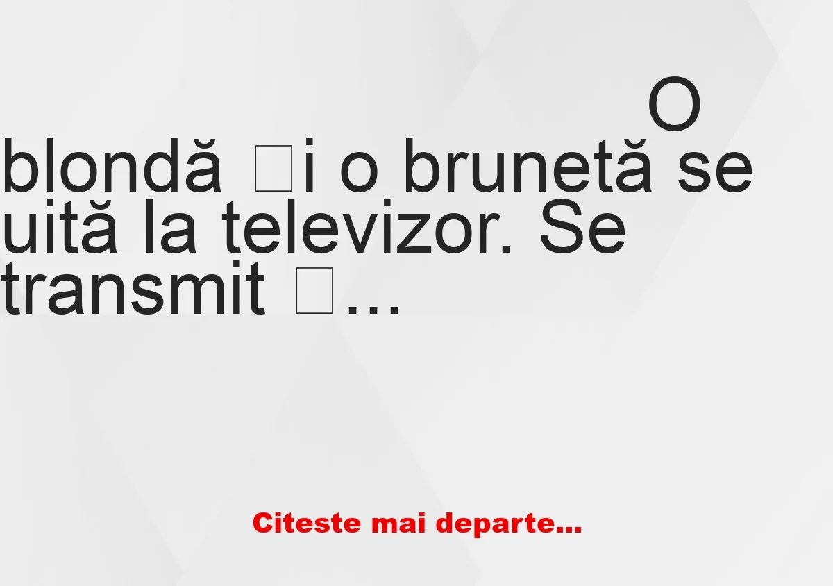 Banc: O blondă și o brunetă stau la TV: Pariez că se aruncă!