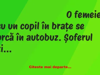 Banc: – Vai, ăsta e cel mai urât copil pe care l-am văzut vreodată