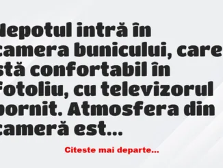 Banc: Bunicule, dar ăsta e un film erotic… –