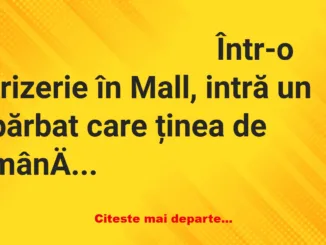 Banc: ”Hai cu mine să ne tundem gratis!”