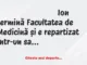 Banc: Ion își termină studiile în Medicină și este repartizat într-un sat.