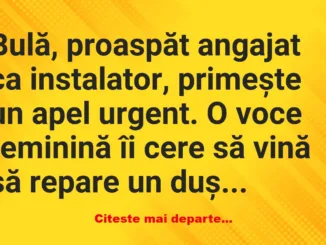 Banc: Mă gândeam că poate tu și cu mine… –