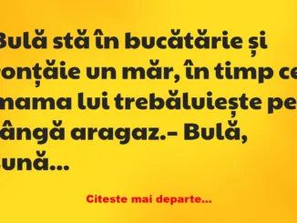 Banc: Sună-l pe taică-tu și întreabă-l când vine acasă! –