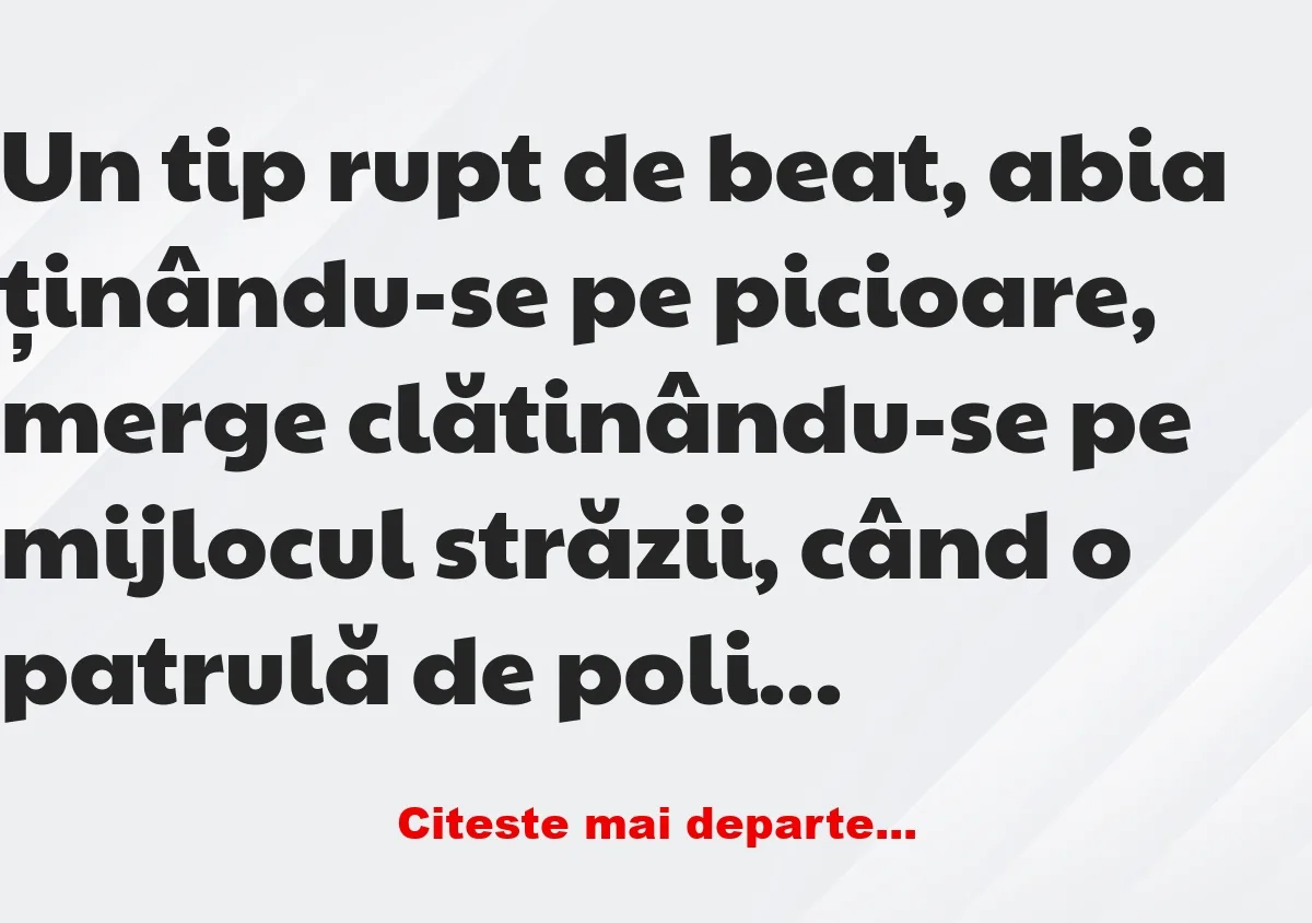 Banc: Unde crezi că te duci la ora asta? –