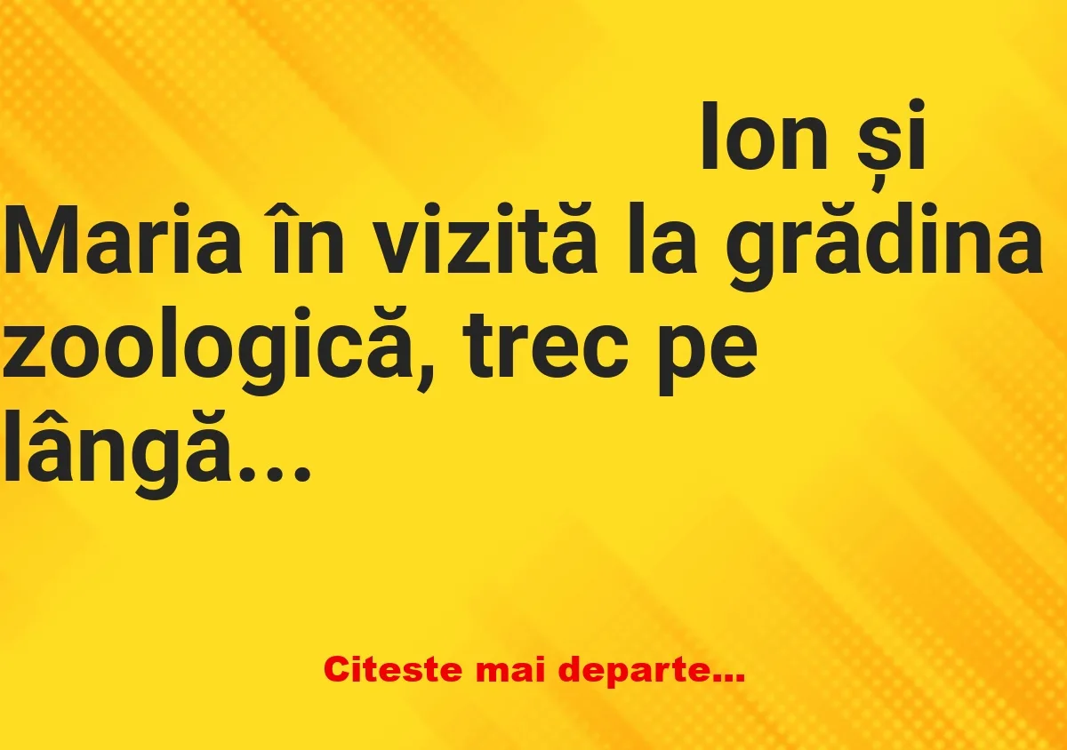 Banc: – Unde-i leul? – La leoaică!