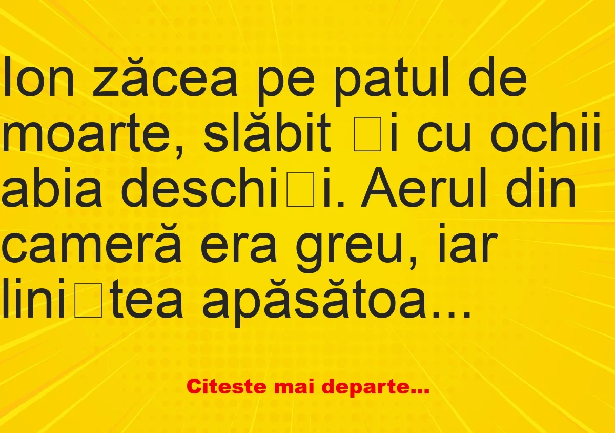 Banc: Zi-mi drept, m-ai înșelat vreodată? –