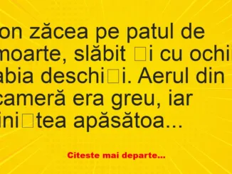 Banc: Zi-mi drept, m-ai înșelat vreodată? –