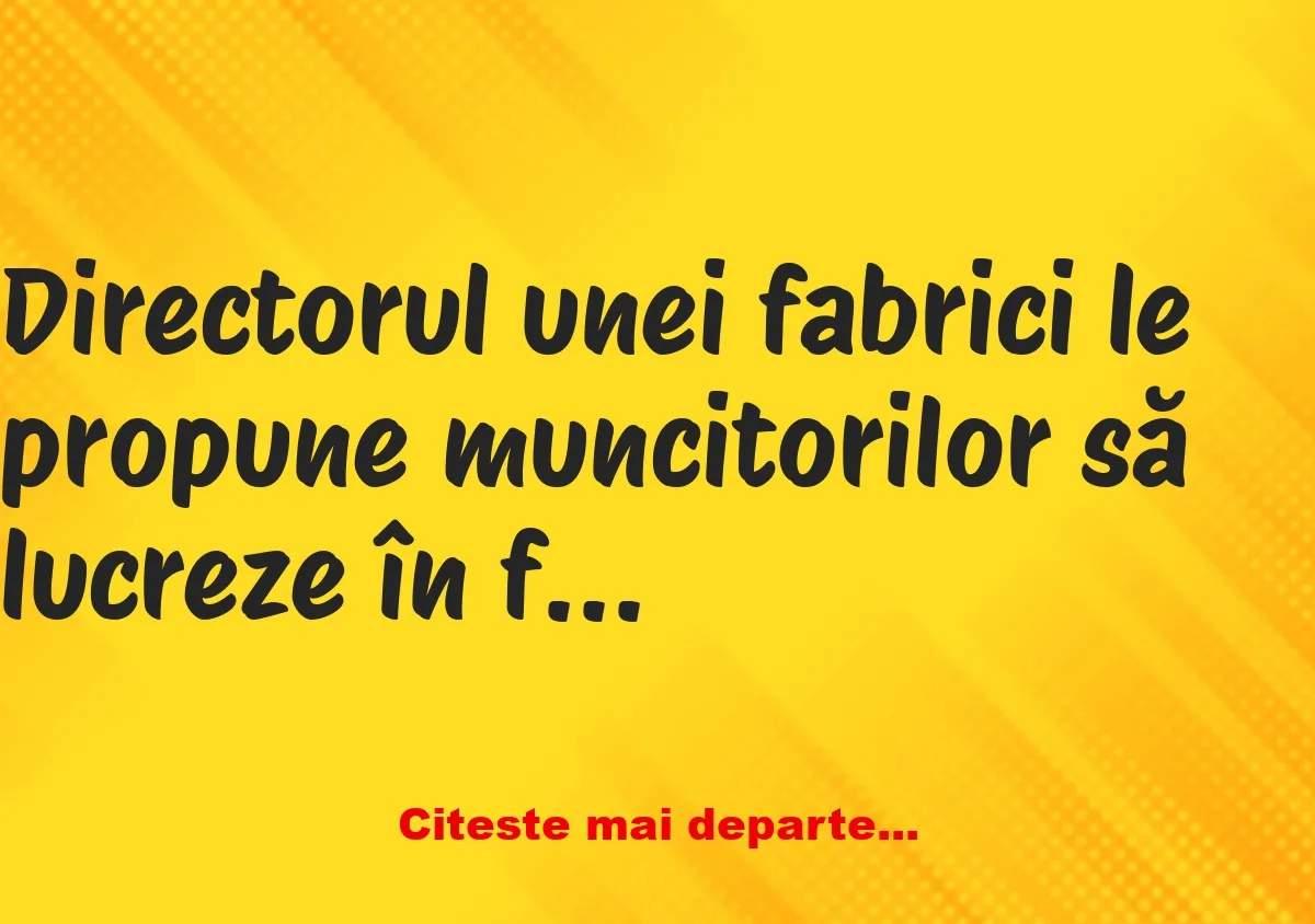 Banc: Doi tipi munceau de zor, observând că este ora 12 luară o mică pauză