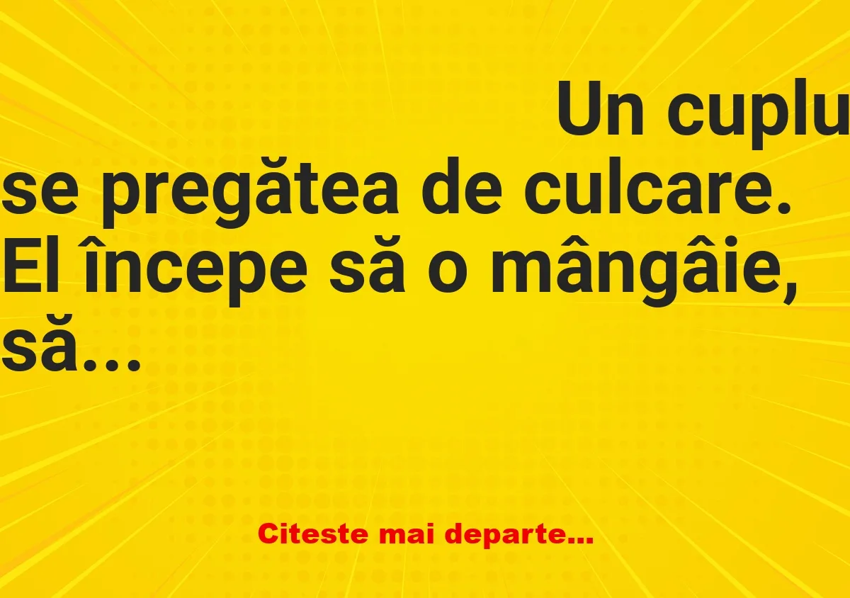 Banc: – Vreau să fiu fresh mâine de dimineață!