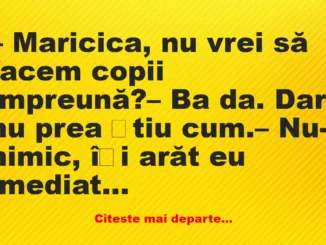 Banc: Vrei să facem copii împreună? –